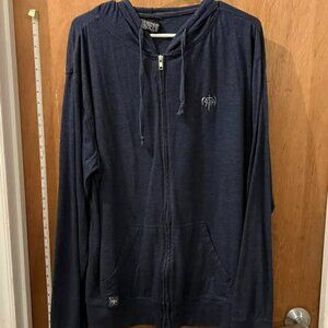 Size 2XL - NOTW - Navy Long Sleeve Knit Pullover Hoodie